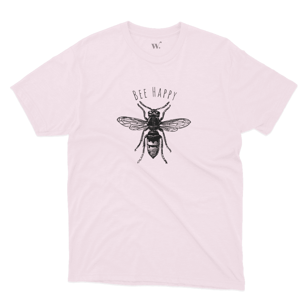 bee happy - pink mockup bee happy - pink mockup