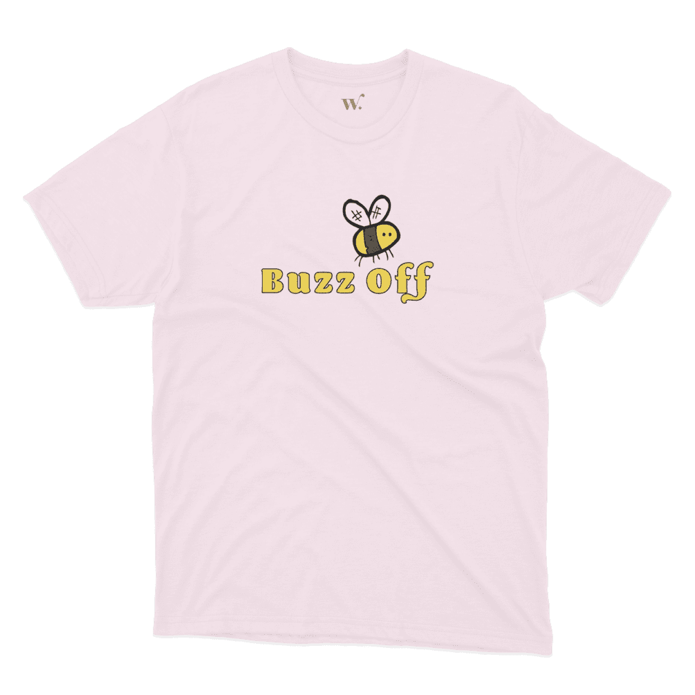 buzz off - pink mockup buzz off - pink mockup