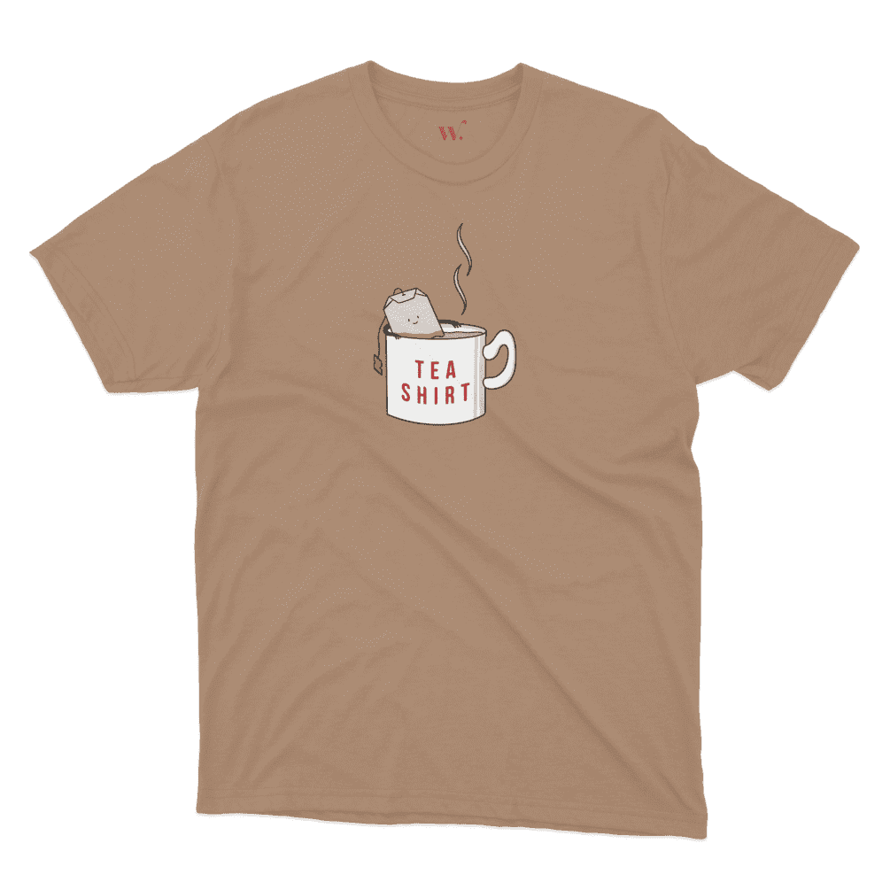 Tea shirt - brown mockup Tea shirt - brown mockup