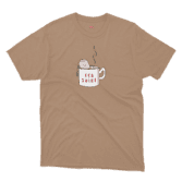 Tea shirt - brown mockup