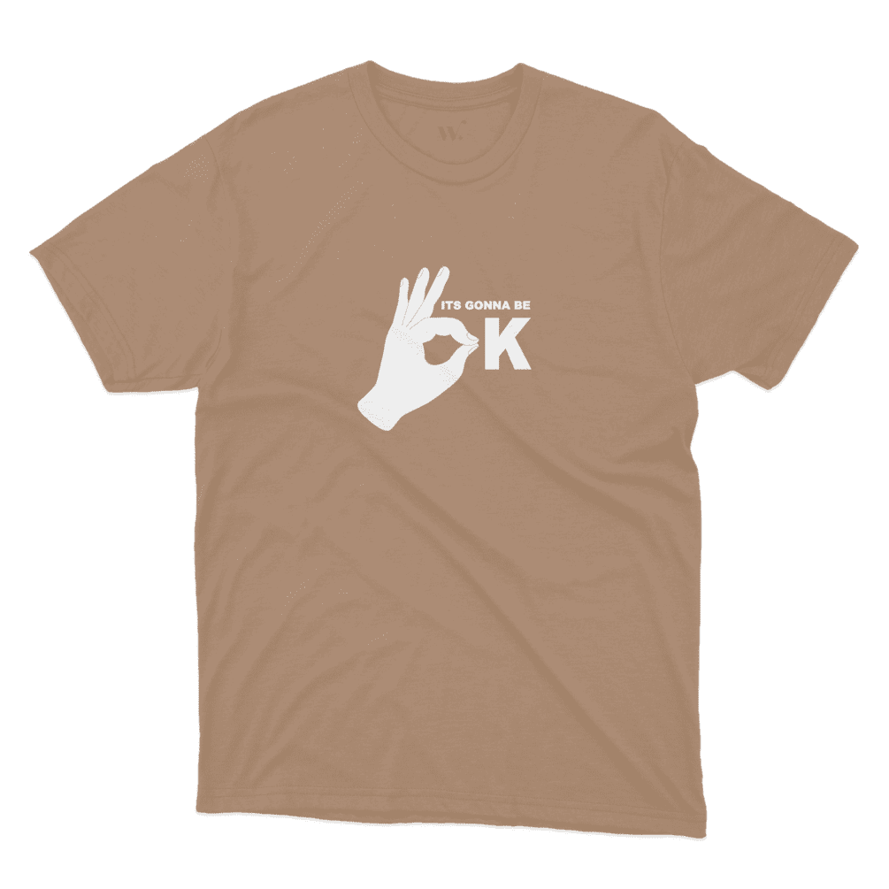 gonna be ok - brown mockup gonna be ok - brown mockup