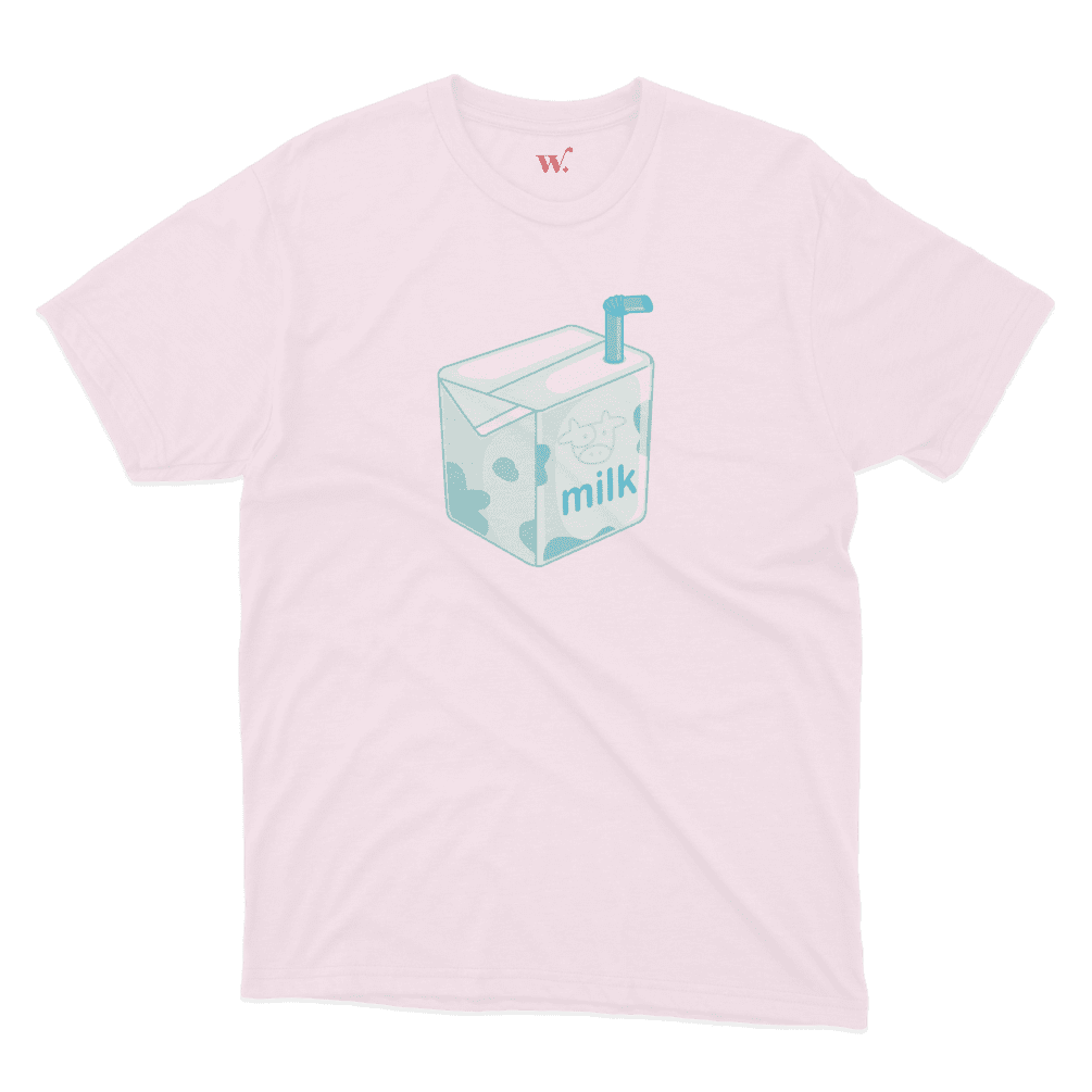 milk - pink mockup milk - pink mockup