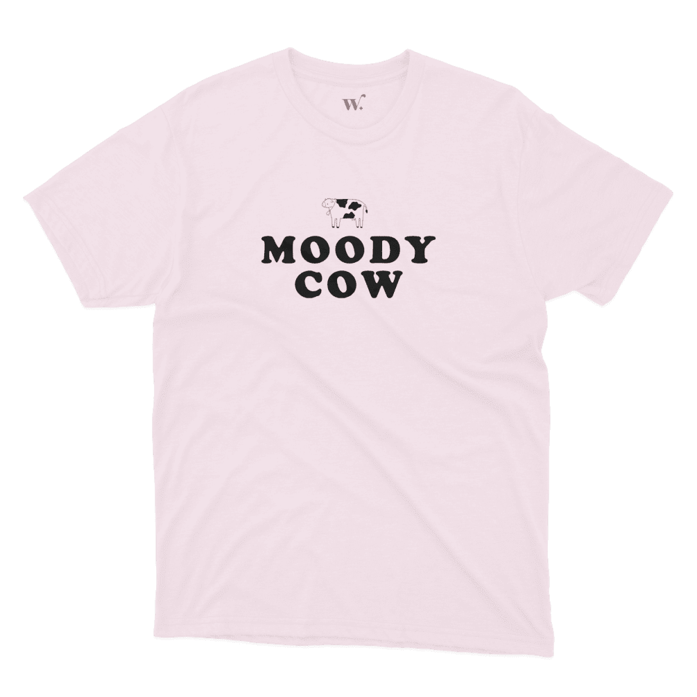 moody cow - pink mockup moody cow - pink mockup