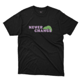 never change - black mockup