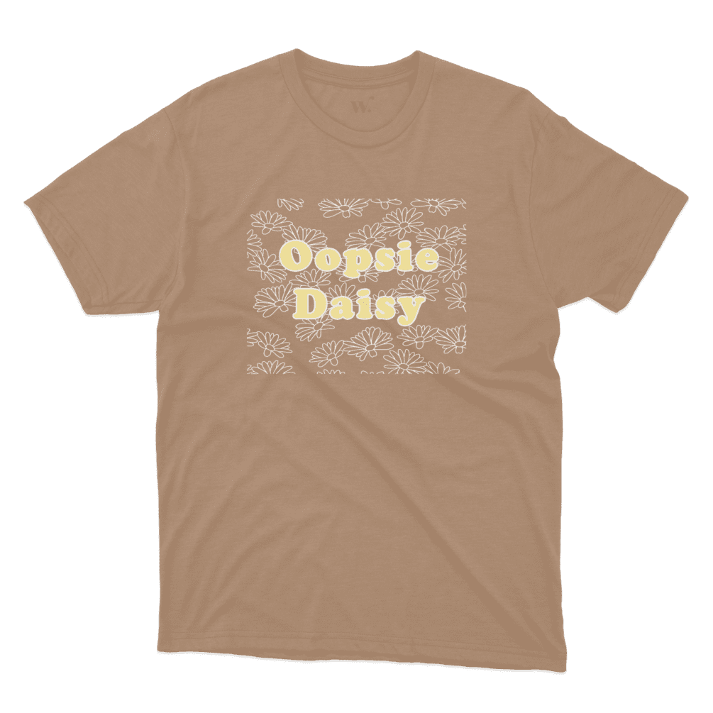 oopsie daisy - brown mockup oopsie daisy - brown mockup